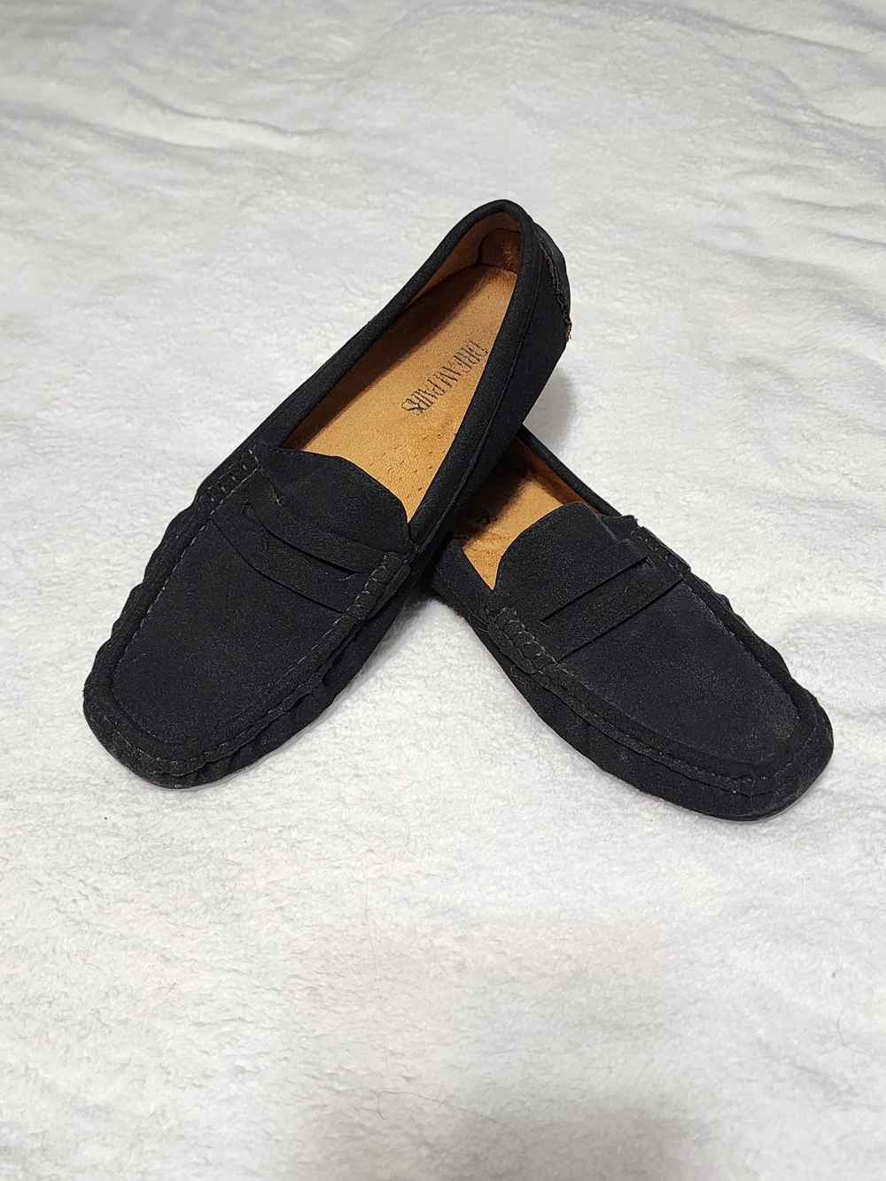 Dream Pairs Black Slip-On Penny Driving Loafers